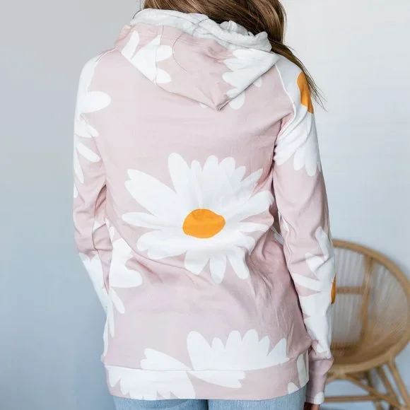 Ampersand Ave &Ave Lazy Daisy Doublehood Hoodie - Picture 3 of 3